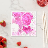 roze lichtsterkte servet (Insitu)