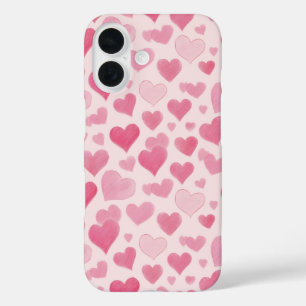 Roze liefde iPhone 16 hoesje