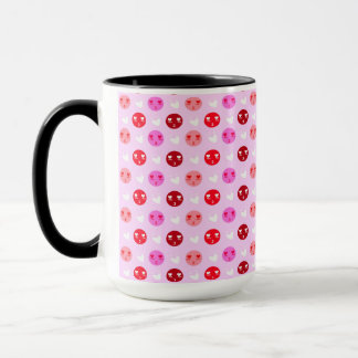 Roze Liefde Emoji koffiekop Mok