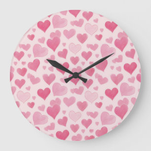 Roze liefde grote klok