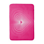 Roze liefde harten Bath Mat (Voorkant Verticaal)