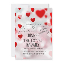 Roze Liefde Harten Valentijnsdag Party