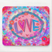  roze liefde inspirativiteit Mousepad Muismat (Voorkant)