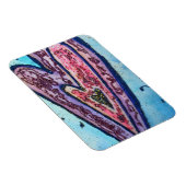 Roze liefde Kunst Inspirerend vriend Magnet Magneet (Rechterzijde)