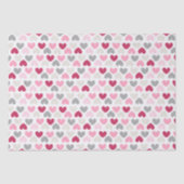 Roze liefde kunst Romantic modern meisje Tissuepapier (Voorkant)