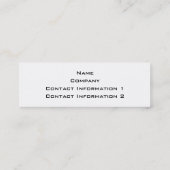  roze liefdeshart. mini visitekaartje (Achterkant)