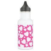 Roze liefdesharten waterfles (Links)