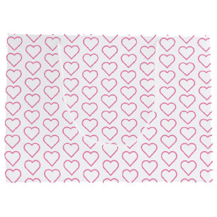 Roze liefdeshartjes cadeautas
