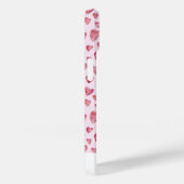 Roze liefdeshartritme waterverf Case-Mate iPhone case (Achterkant / Rechts)