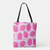 Roze liemons limonade Summer Fruit Bright Fun Chic Tote Bag (Achterkant)