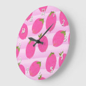 Roze liemons limonade Summer Fruit Fun Bright Grote Klok (Hoek)