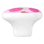 Roze liemons limonade Summer Fruit Fun Bright Keramische Knop (Zijkant)