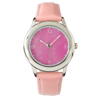 Roze lijnen horloge