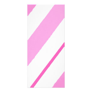 Roze lijnen reclamekaart