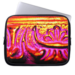 Roze Lijst Laptop Sleeve