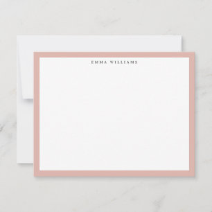 Roze lijst notitiekaart kaart