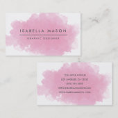 Roze lijst | Visitekaartje (Voorkant / Achterkant)