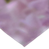 Roze lila bloemen tafelkleed (Gekanteld)