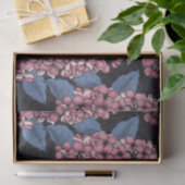 Roze lila op donkerblauw tissuepapier (Geschenk)