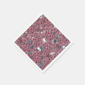 Roze Lila tuin Servet (Hoek)