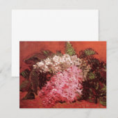 Roze Lilacs van Vincent van Gogh, nog steeds leven (Voorkant / Achterkant)