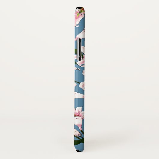 Roze Lilly flower Pattern Case-Mate iPhone Case (Achterkant / rechts)