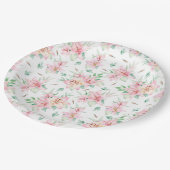 Roze Lilly Flowers Paper Bord (Gekanteld)