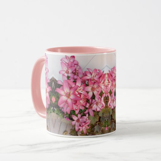 Roze Lilly Mok (Voorkant links)