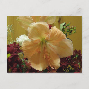 Roze Lily Bouquet Briefkaart