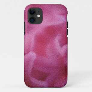 Roze Lily flower Schilderkunst - iPhone case