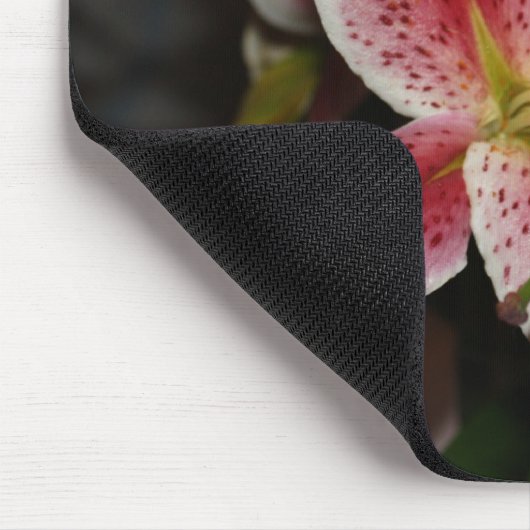 Roze Lily-muispad Muismat (Hoek)