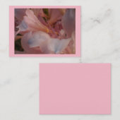 Roze Lily Visitekaartje (Voorkant / Achterkant)