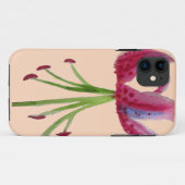 Roze Lily waterverf moderne bloem Case-Mate iPhone Case (Achterkant (horizontaal))