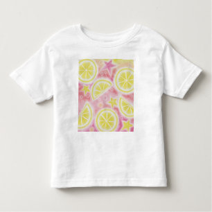 Roze limonade 'citroenen' kinder organische t-shir kinder shirts