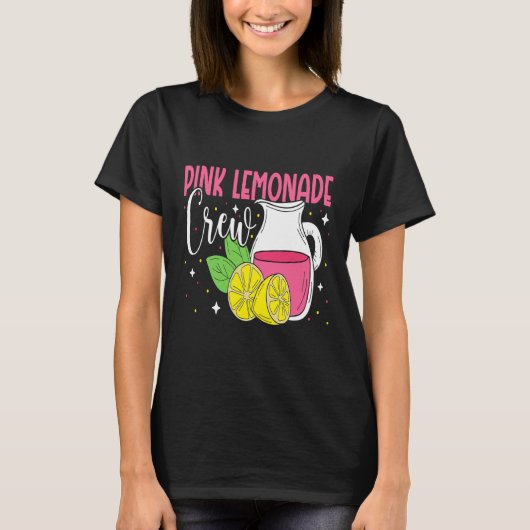 Roze limonade Crew Lemon Juice Boss 11 T-shirt (Voorkant)