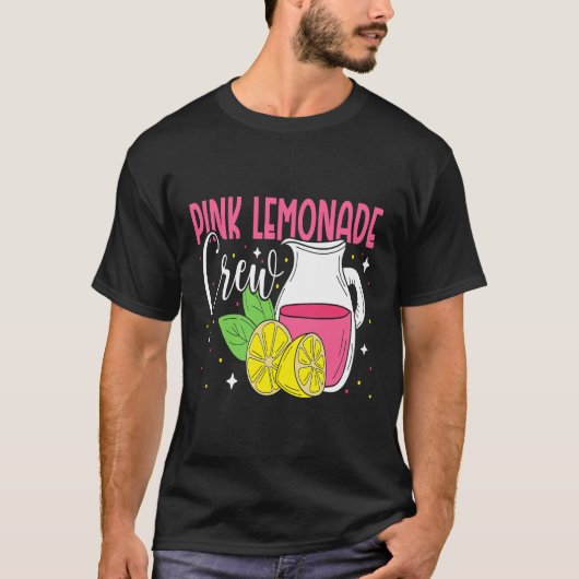 Roze limonade Crew Lemon Juice Boss 11 T-shirt (Voorkant)