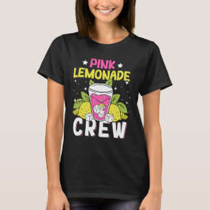 Roze limonade Crew Lemon Juice Boss 18 T-shirt