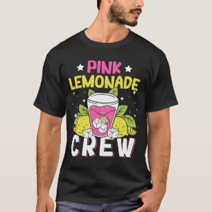 Roze limonade Crew Lemon Juice Boss 18 T-shirt