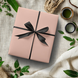 Roze limonade effen kleur   Klassiek   Elegant Cadeaupapier