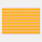 Roze limonade geel inpakpapier vel (Voorkant)