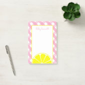 Roze limonade gepersonaliseerd Post-it Notitieblok Post-it® Notes (Kantoor)