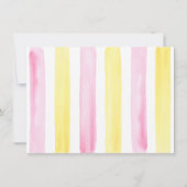 Roze limonade Lemon Birthday Bedankkaart (Achterkant)
