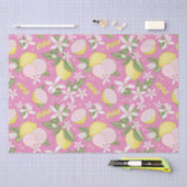Roze limonade Lemon Verjaardag Tissue Paper Tissuepapier (Craft)