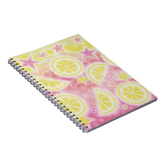 Roze limonade notebook notitieboek (Rechterzijde)