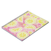 Roze limonade notebook notitieboek (Linkerzijde)
