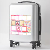 Roze Limonade Set 2 Planner Stickers (Koffer)