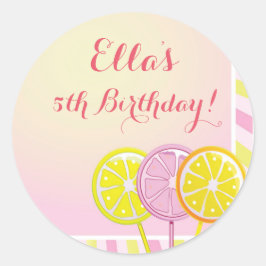 Roze limonade Stickers