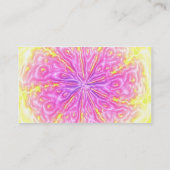 Roze limonade visitekaartje (Achterkant)