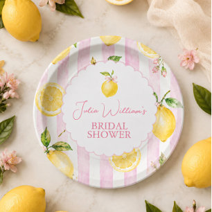 Roze Limonade Zomer Limonade Bruiloftsborrel  Papieren Bordje