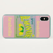  roze limonadebord citroenzomer Case-Mate iPhone case (Achterkant (horizontaal))